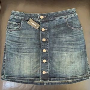 Express jean skirt